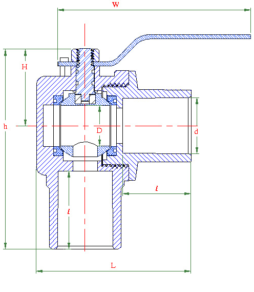 Van Co Tay Inox-Cầu Xi Ø21 - Tai Jaan Plastic (VN)